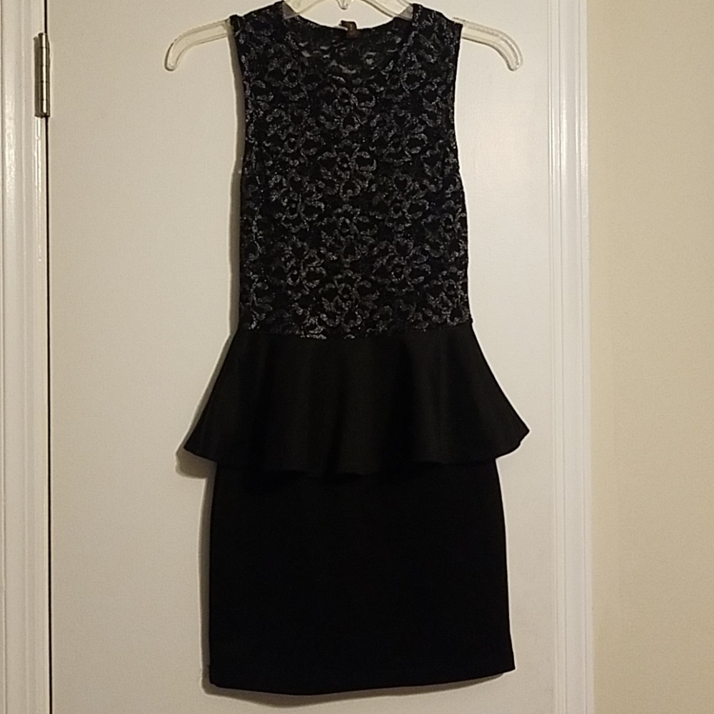 Beautiful lace peplum dress